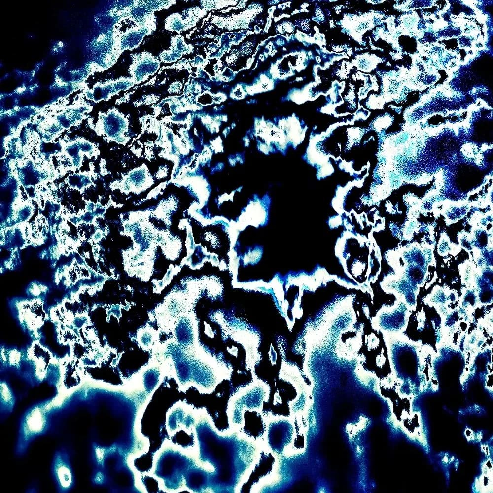 Midnight Gates, detail of the surface at actual size